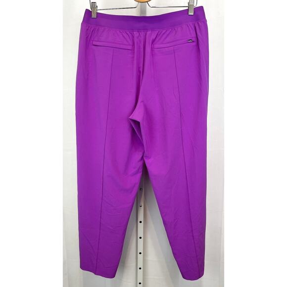 ATHLETA Vienna Slim Pants High Rise 882642 Stretch Purple Size 12 Petite 12P - Picture 2 of 10
